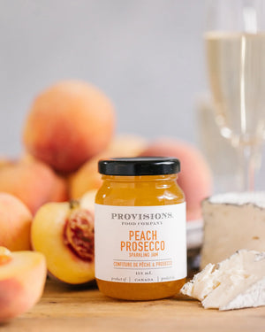 Provisions peach and prosecco sparkling jam lifestyle