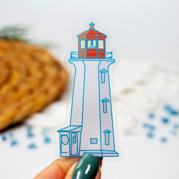 Peggy's Cove Lighthouse Sticker - Cheerfetti Gift Co.