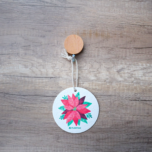 Pop-up Sponge: Poinsettia