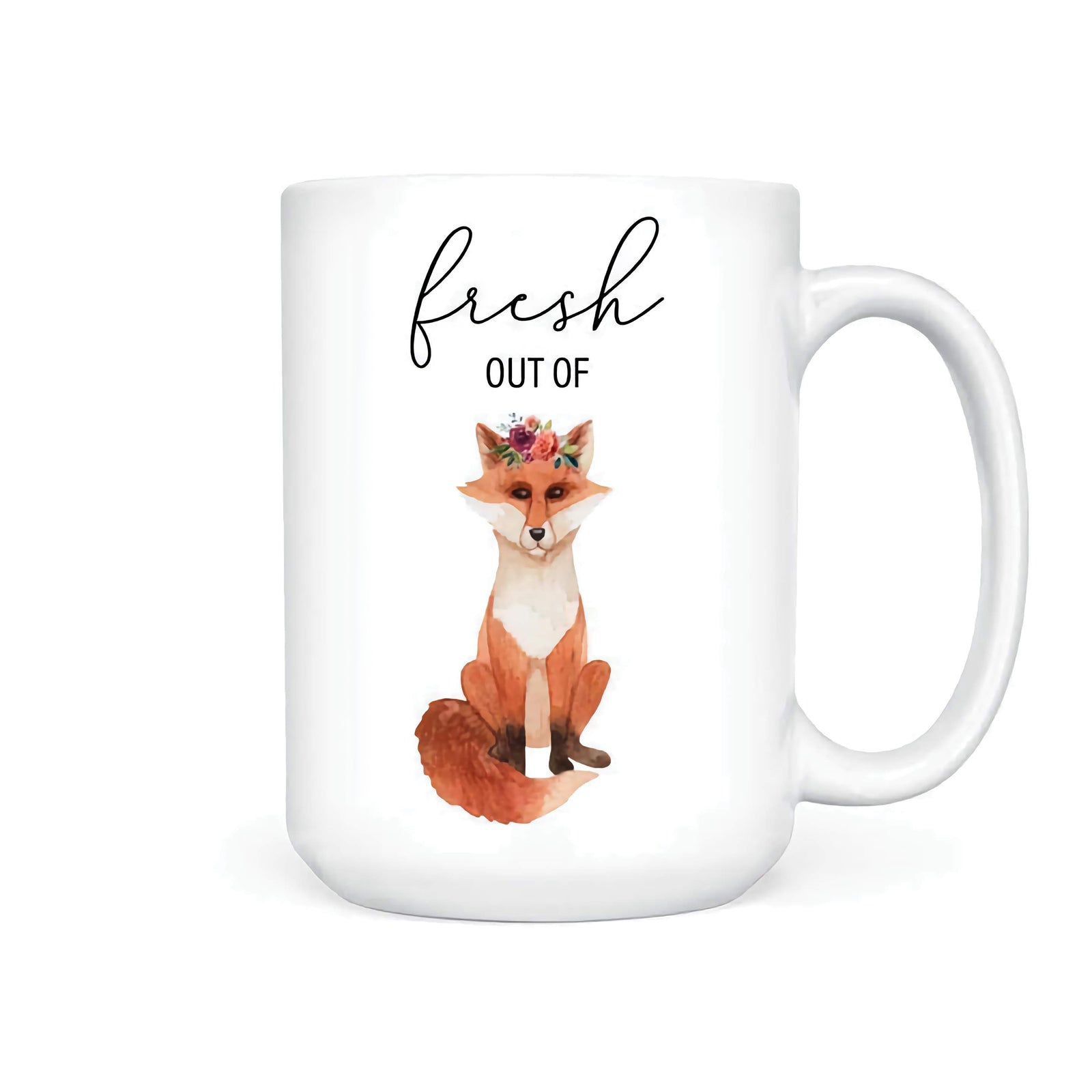Pretty by her fresh out of fox mug