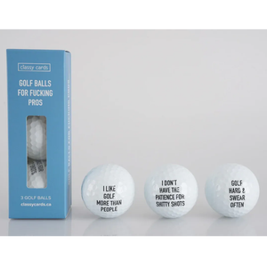 Golf Balls for Fucking Pros