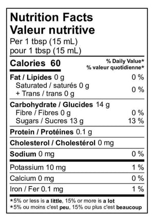 Red Raspberry Jam Provisions nutrition facts