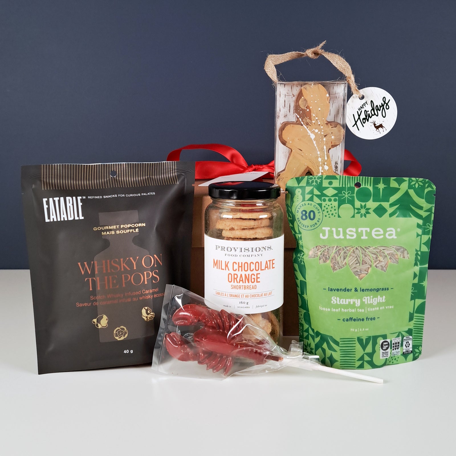 Santa's Snacks Christmas Gift Basket