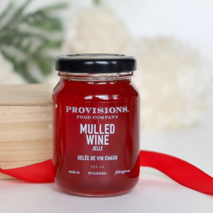 Provisions Mulled Wine Jelly with red ribbon