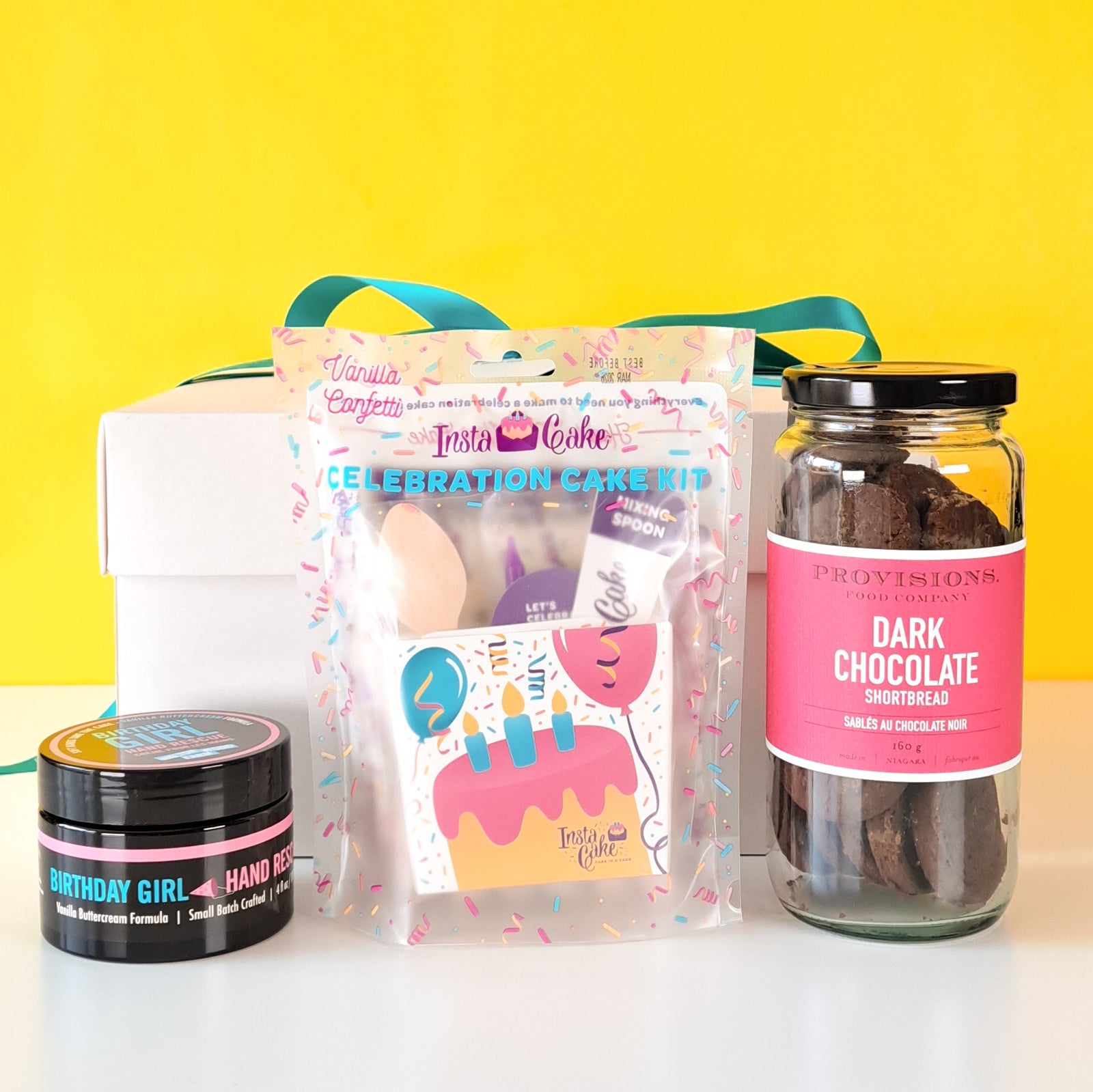 Sprinkles and Smiles birthday gift basket for her