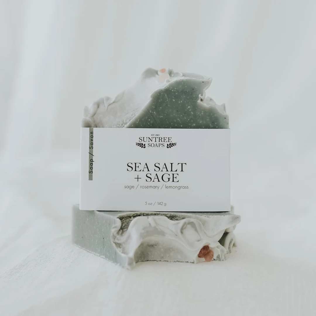 Sea salt and sage soap from Suntree Soaps