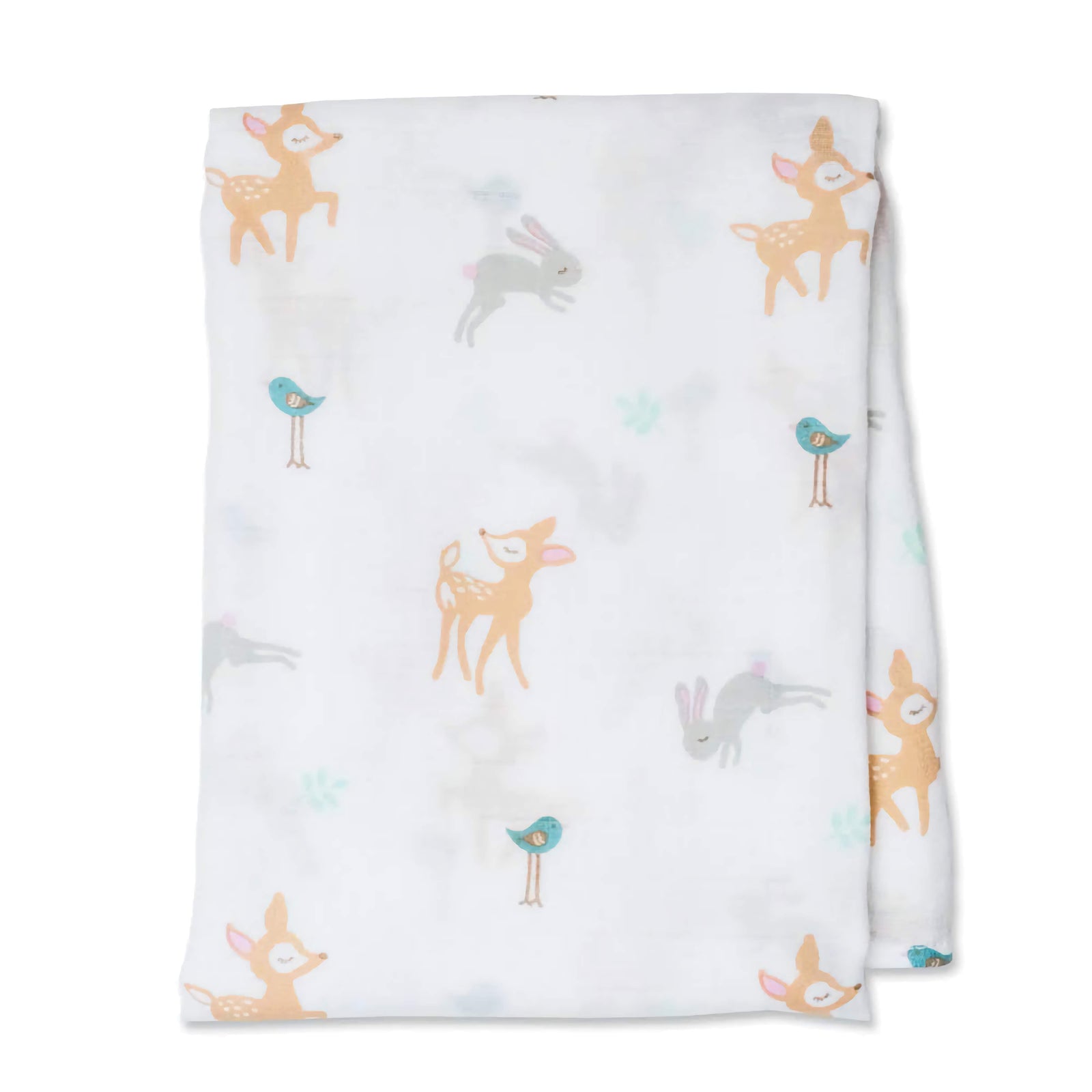 Lulujo swaddling blanket little fawn