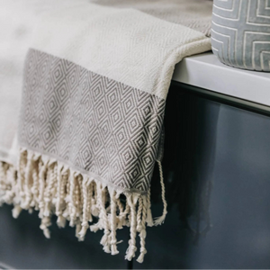 Pokoloko Diamond Towel - Slate
