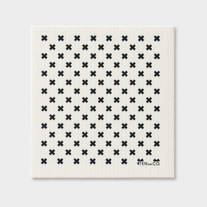Tiny x Swedish Dishcloth Ten and Co. on light grey background