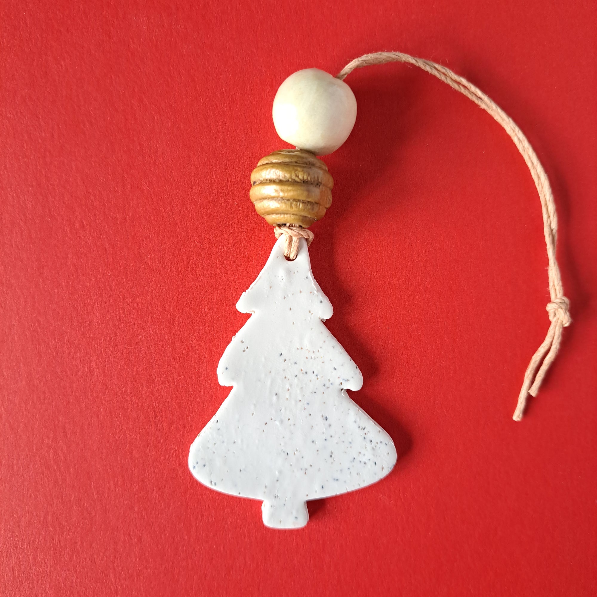 Handmade Minimalist Christmas Tree Ornament