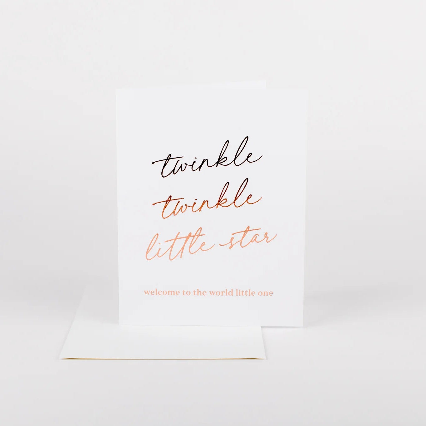 Twinkle Twinkle Card Wrinkle and Crease