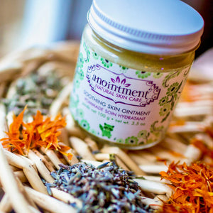 Anointment Baby Soothing Skin Ointment on woven tray