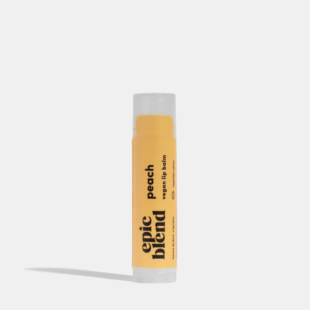 Vegan peach lip balm
