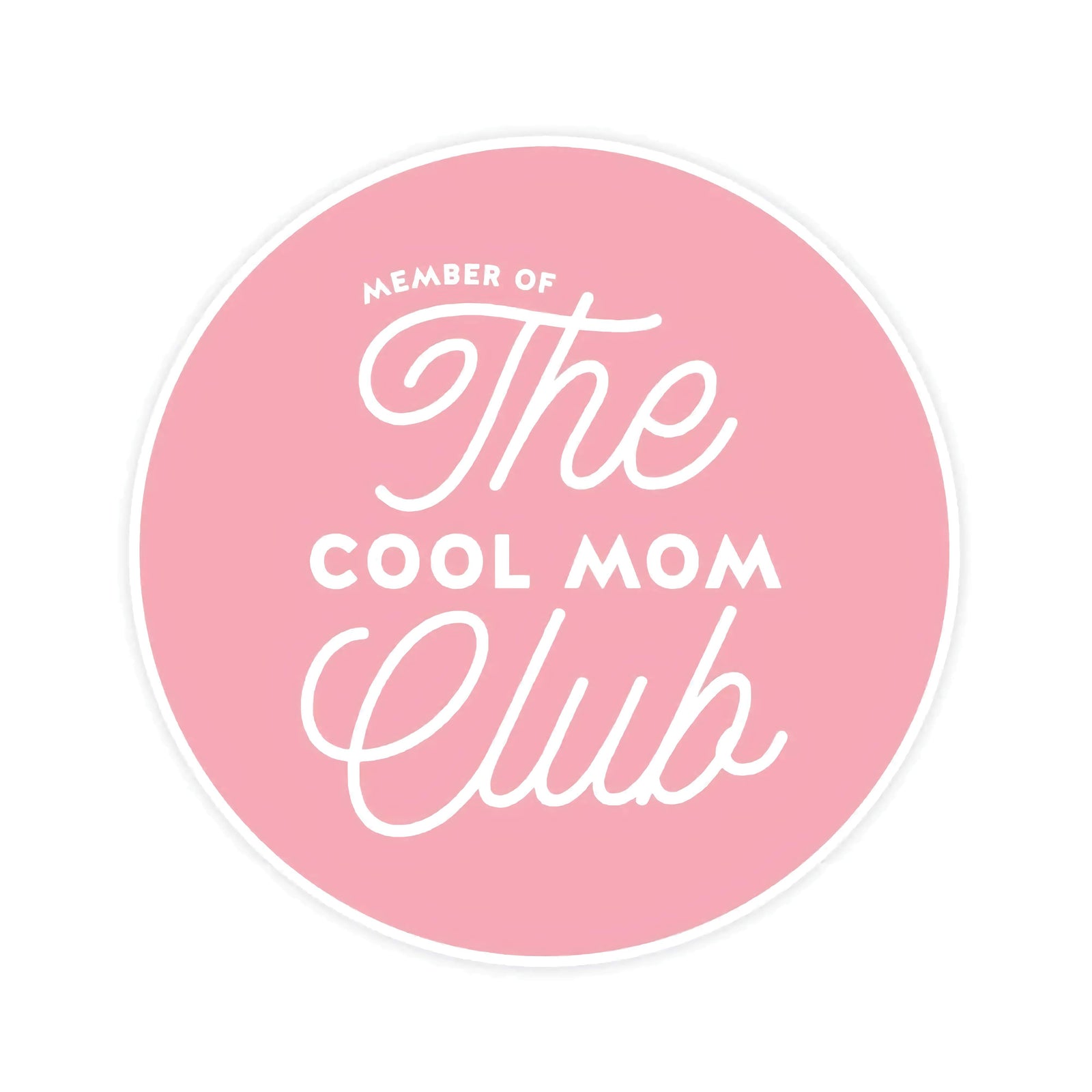 Vinyl sticker - cool mom club