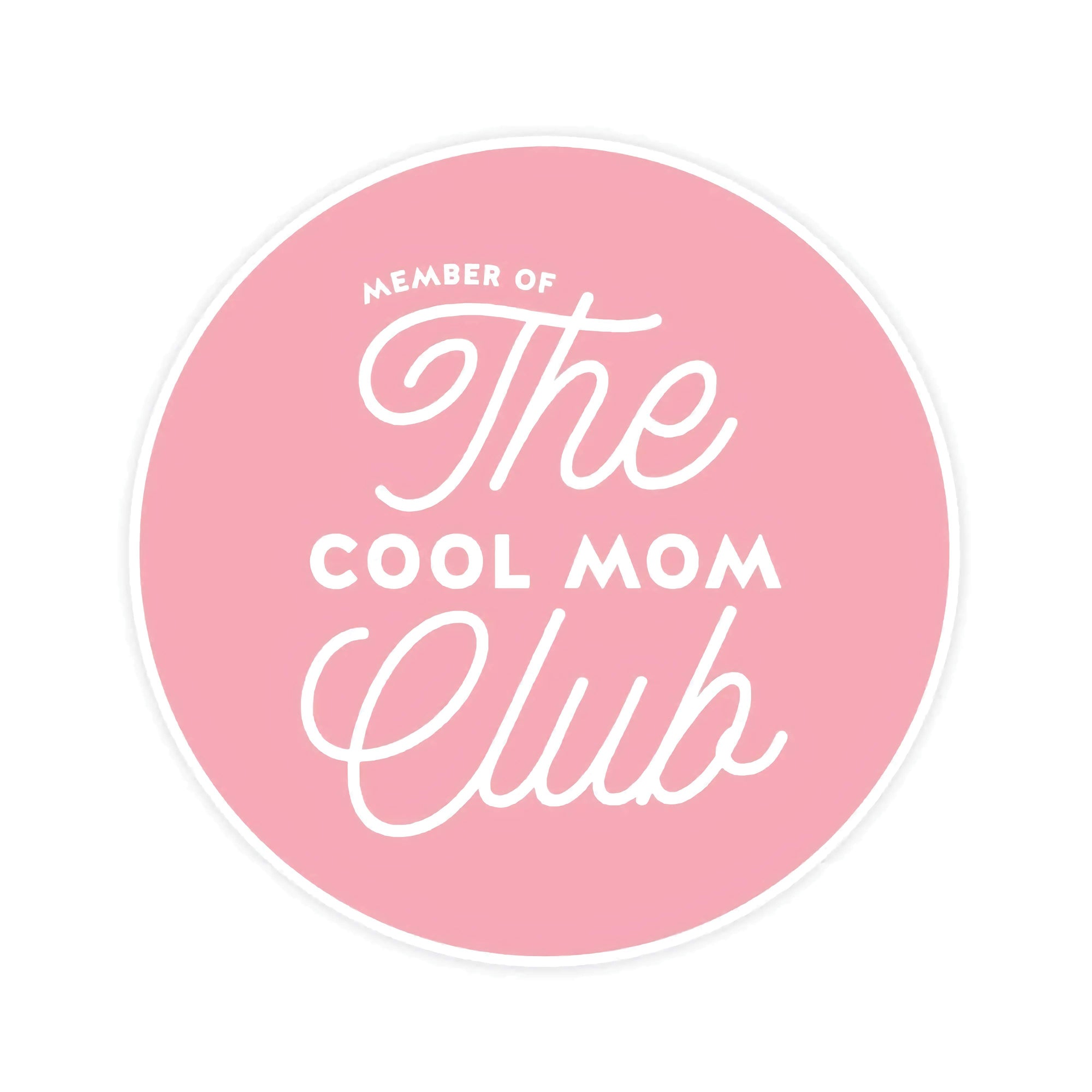 Vinyl sticker - cool mom club