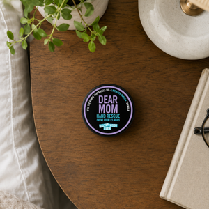 Walton Wood Farm Dear Mom Hand Rescue on bedside table