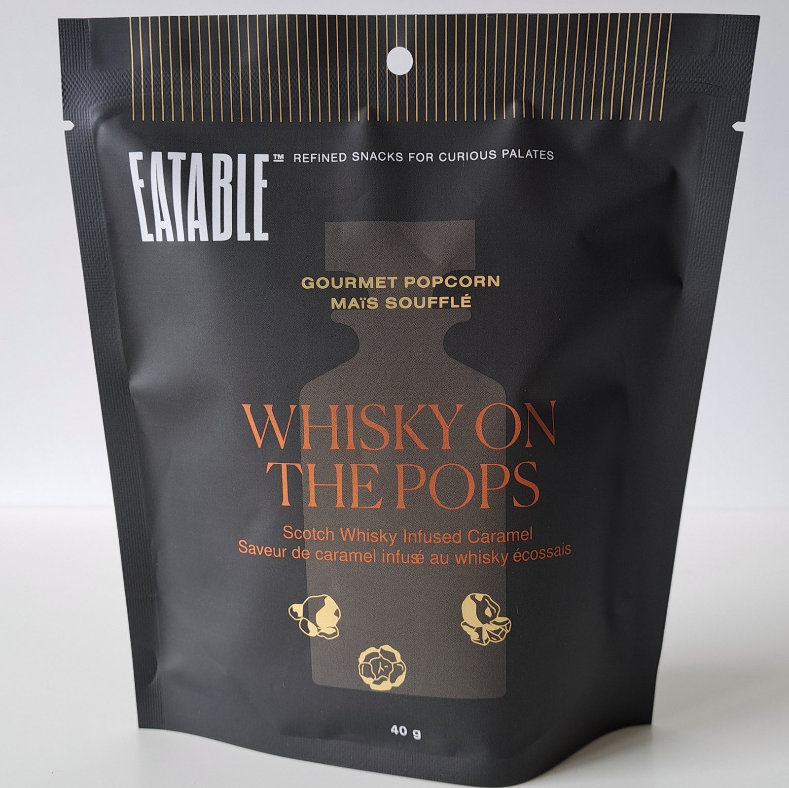 Eatable Whisky on the Pops Popcorn