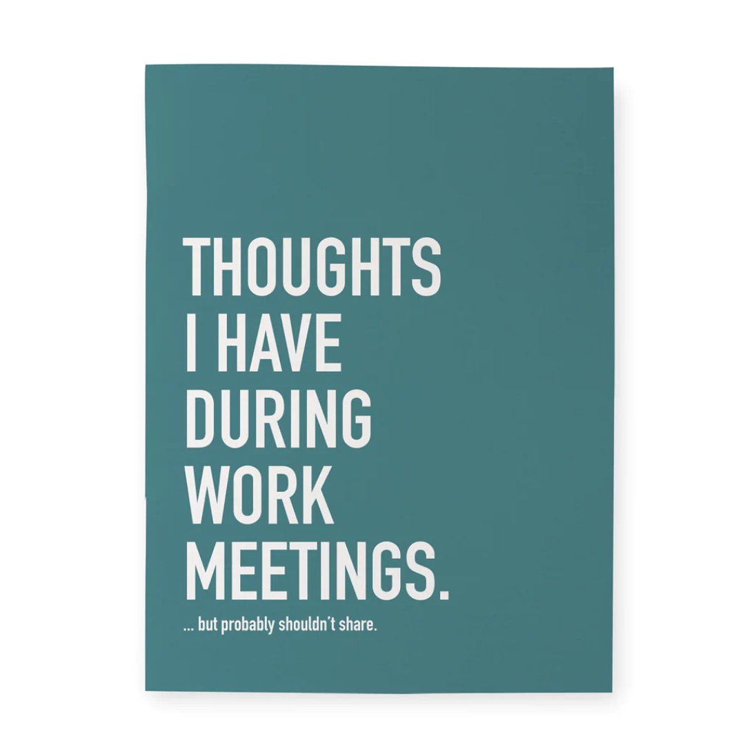 Notebook - Work Meetings