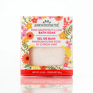 Anointment Pink Grapefruit and Lime Bath Soak