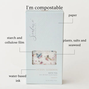 Sealuxe Organics Ocean Goddess Bath Tea information