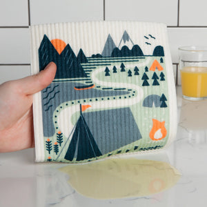 Camp Life Swedish Dishcloth Ecologie wiping counter