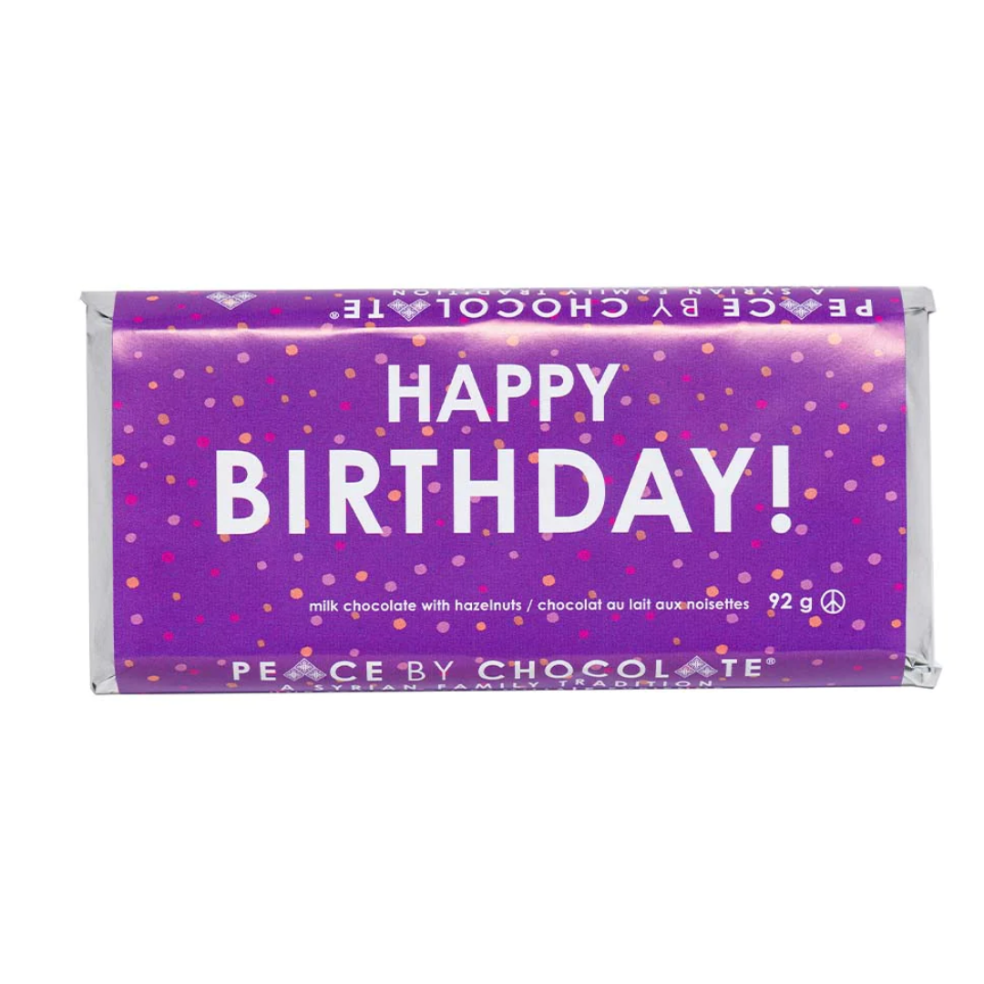 peace by chocolate bar happy birthday