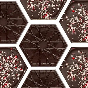 peace by chocolate peppermint peaceflake arrangement