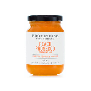 Provisions peach and prosecco sparkling jam