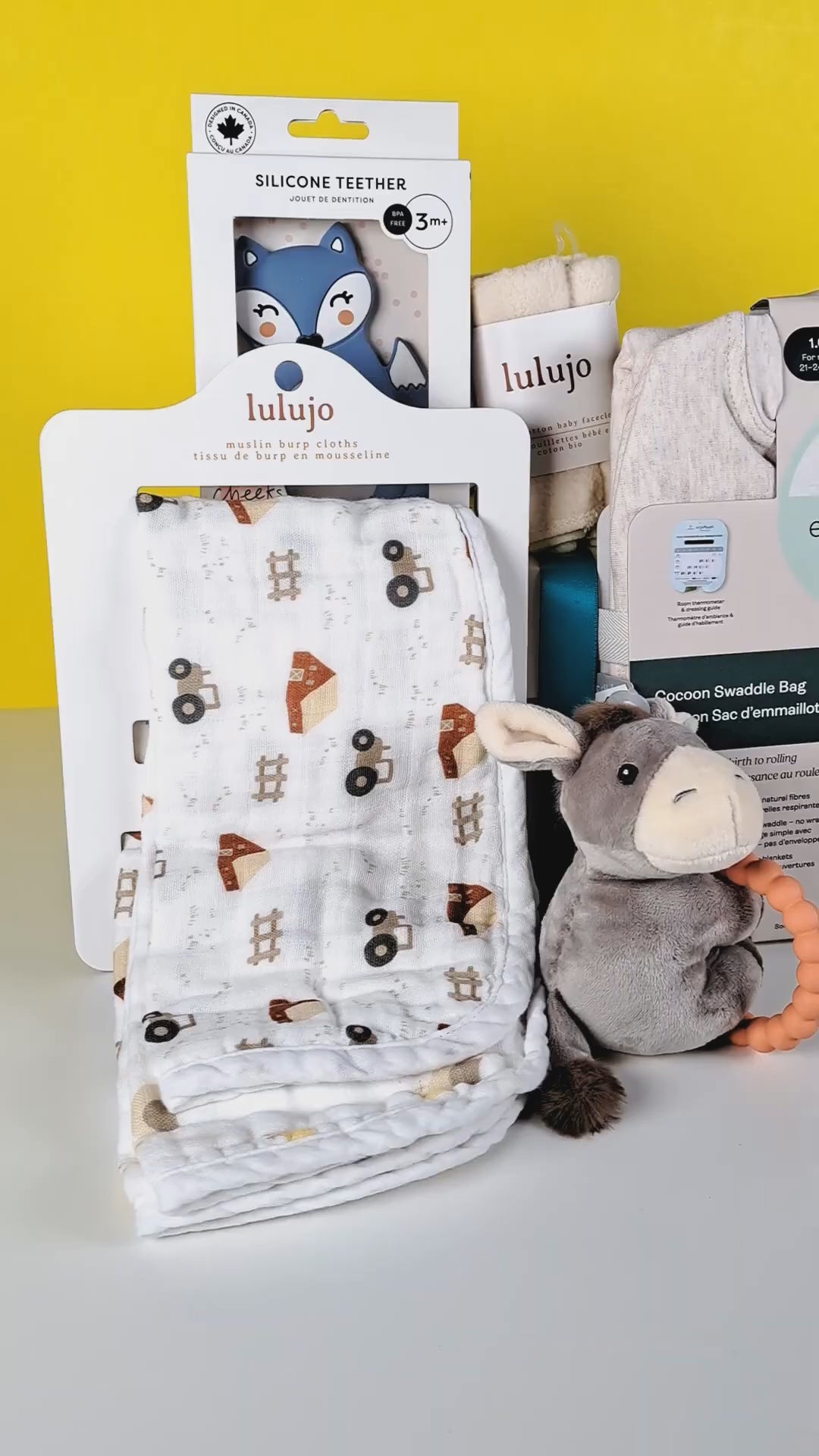 Soft Snuggles Newborn Gift Basket