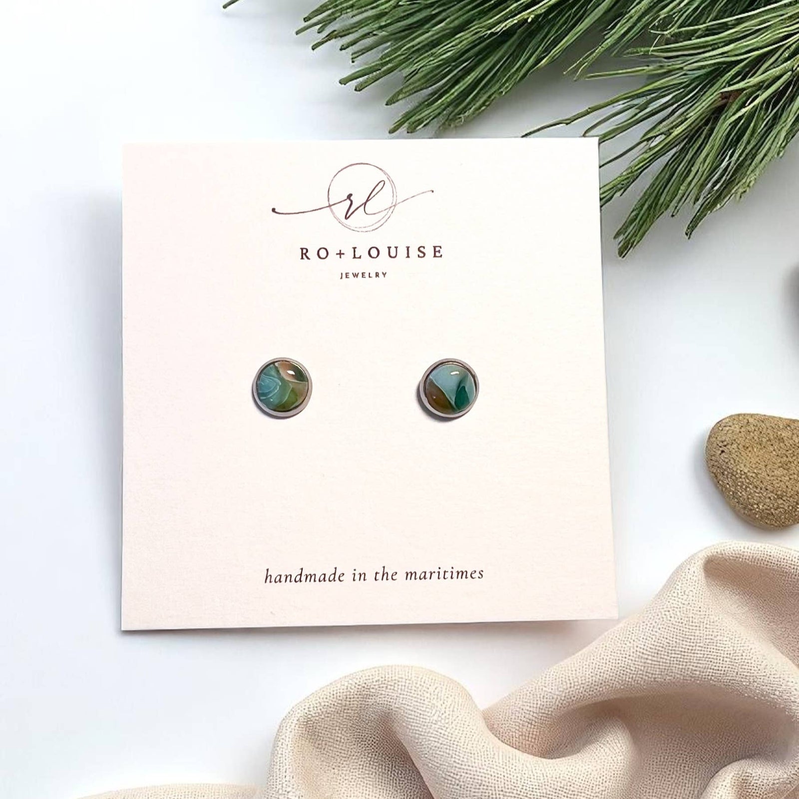 Ro + Louise Ontario inspired stud earrings