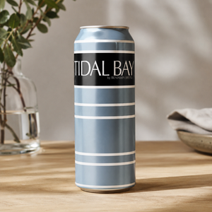 Benjamin Bridge Tidal Bay can on table