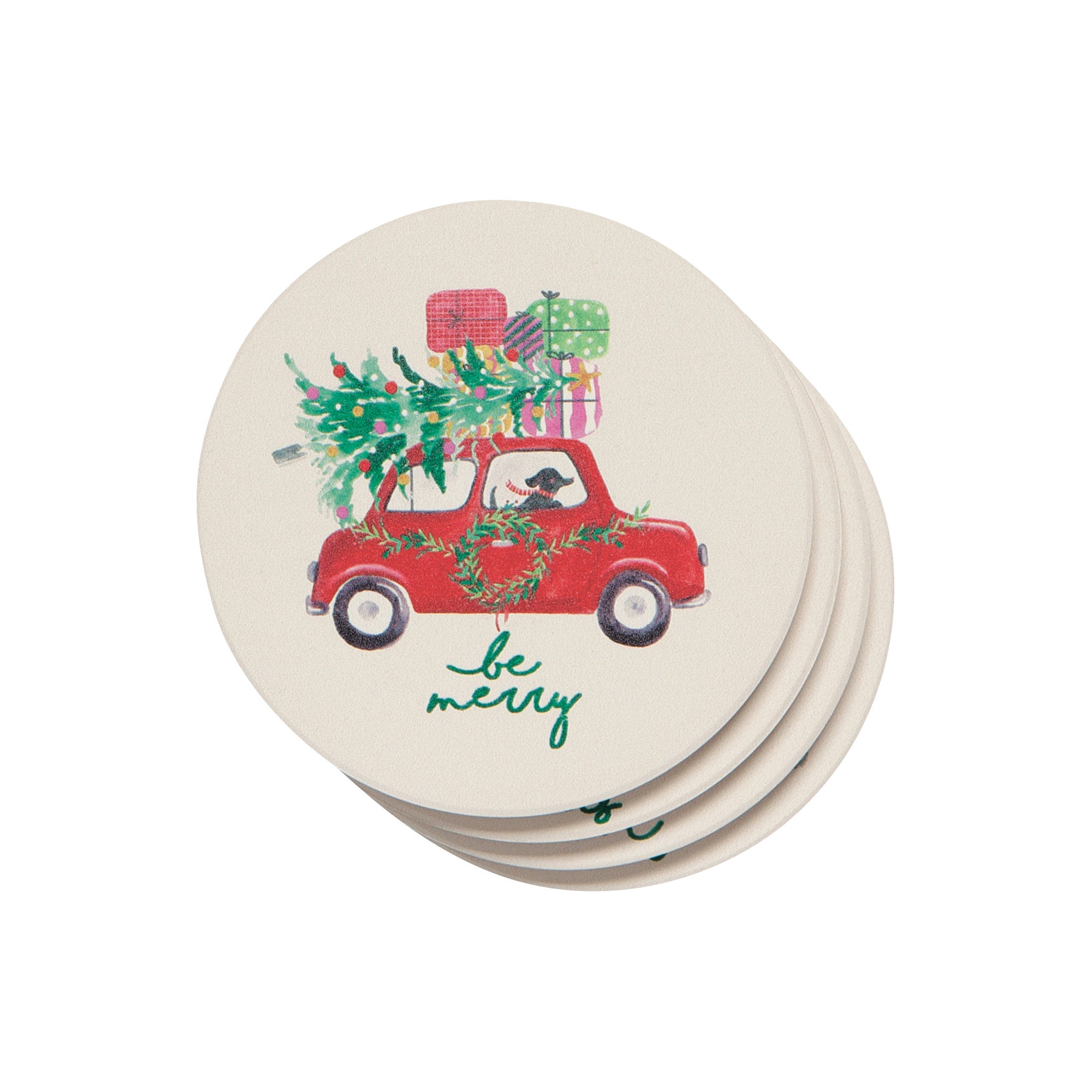 Winter wheels coasters