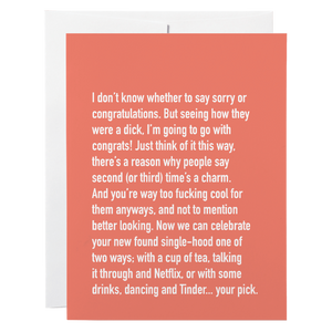 Card - Divorce - Cheerfetti Gift Co.