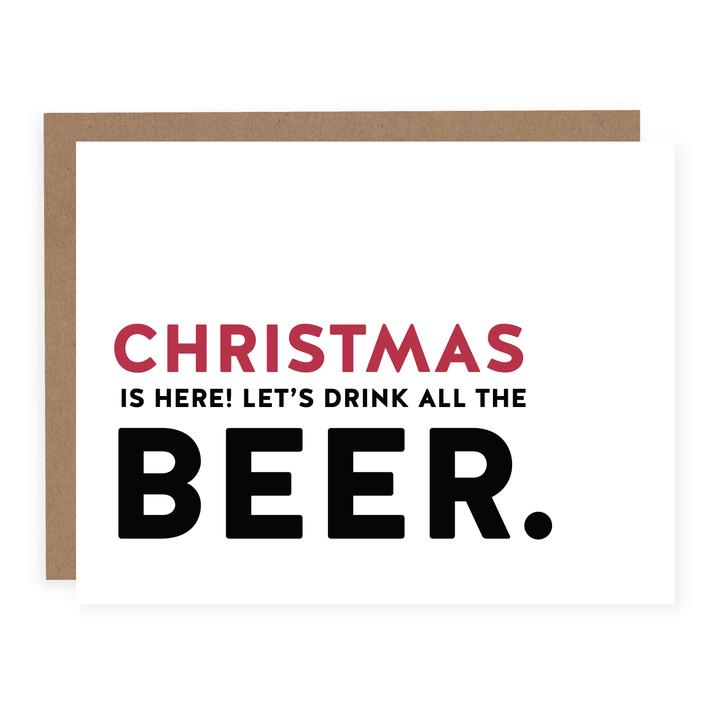Christmas card - Christmas beer