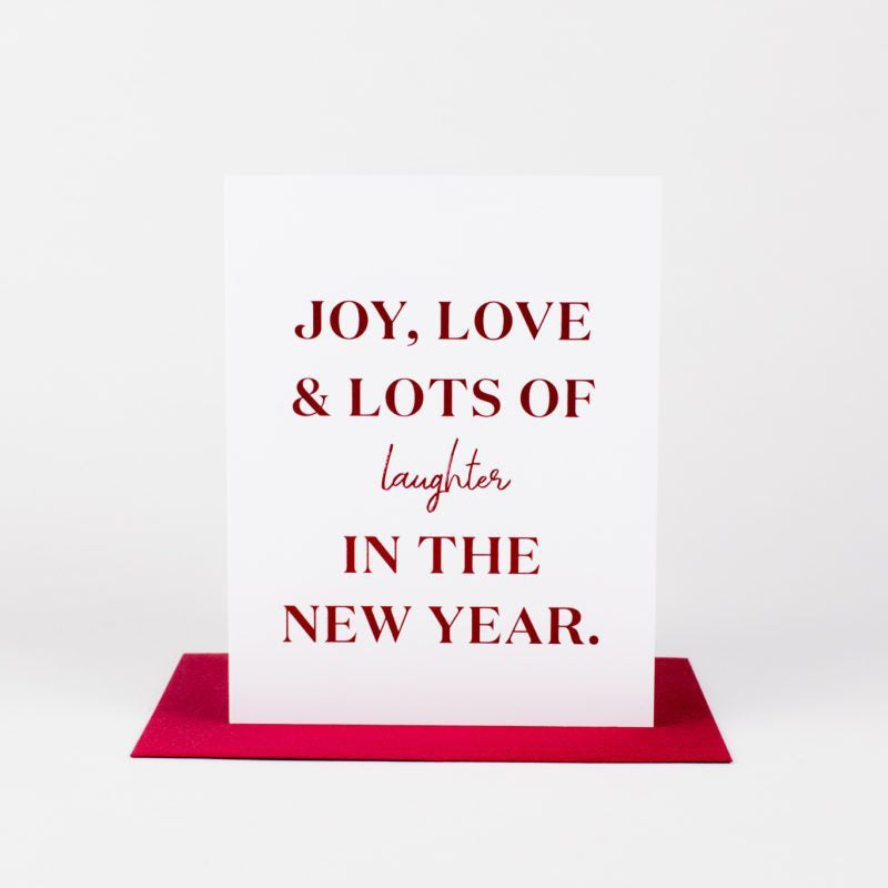 Card - Joy love laughter - Cheerfetti Gift Co.
