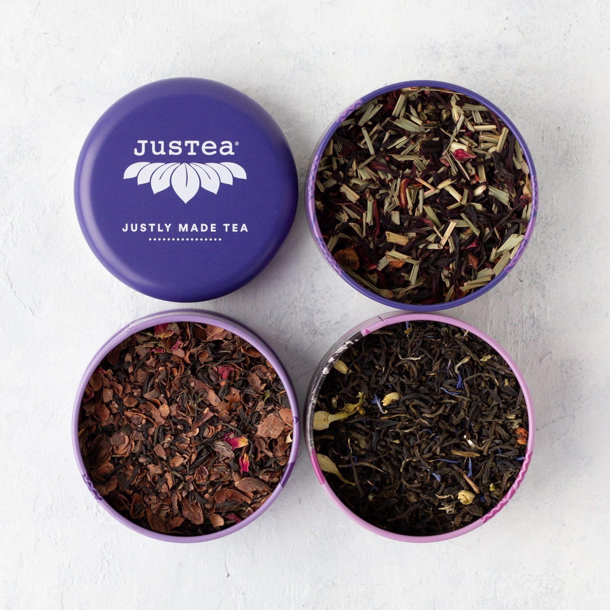 Justea tea trio: Purple tea
