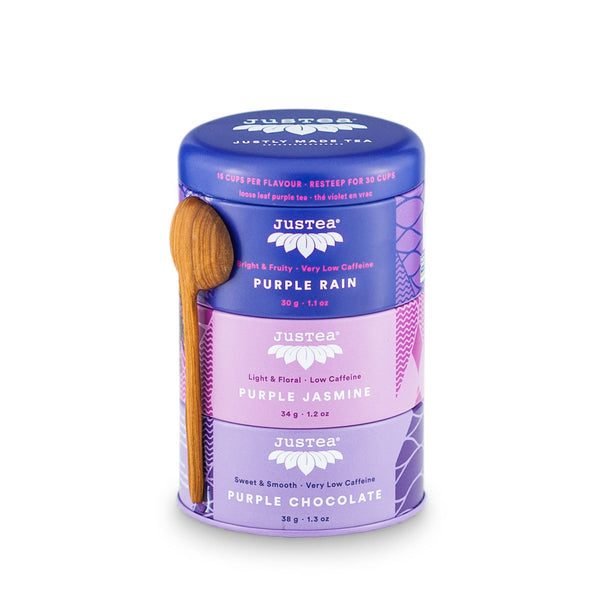 Justea tea trio: Purple tea - Cheerfetti Gift Co.