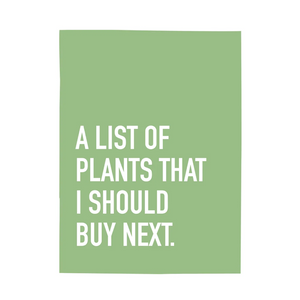 List of Plants Pocket Notebook