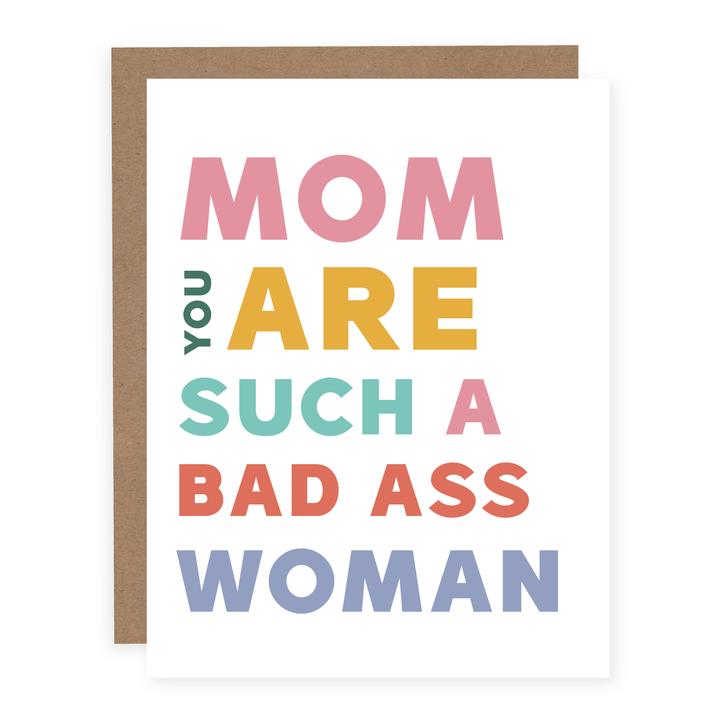 Card - Mom Bad Ass Woman