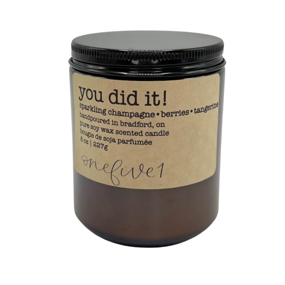 Soy candle - You did it!