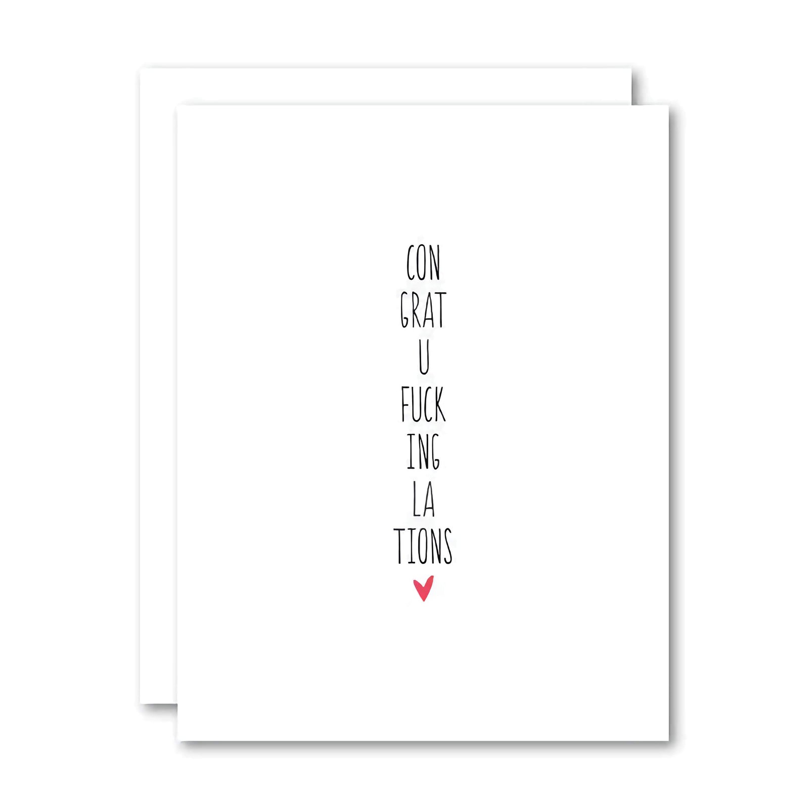 Card - Congratufuckinglations - Cheerfetti Gift Co.